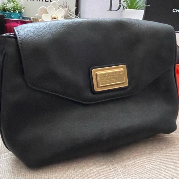 ✨Marc by Marc Jacobs Black Pebbled Leather Shoulder Bag/Crossbody Bag✨EUC - Picture 3 of 13